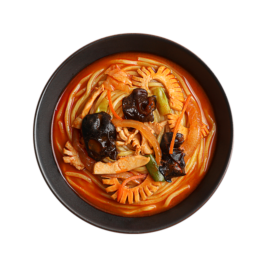 Hongya Squid Jjambbong (Spicy Seafood Noodle Soup) - Concordia Style Boutique