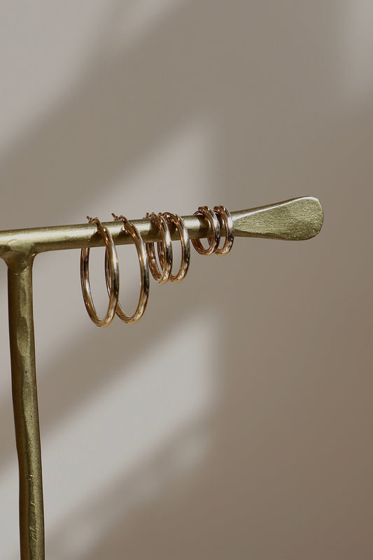 THE GOLD STANDARD HOOPS - Concordia Style Boutique