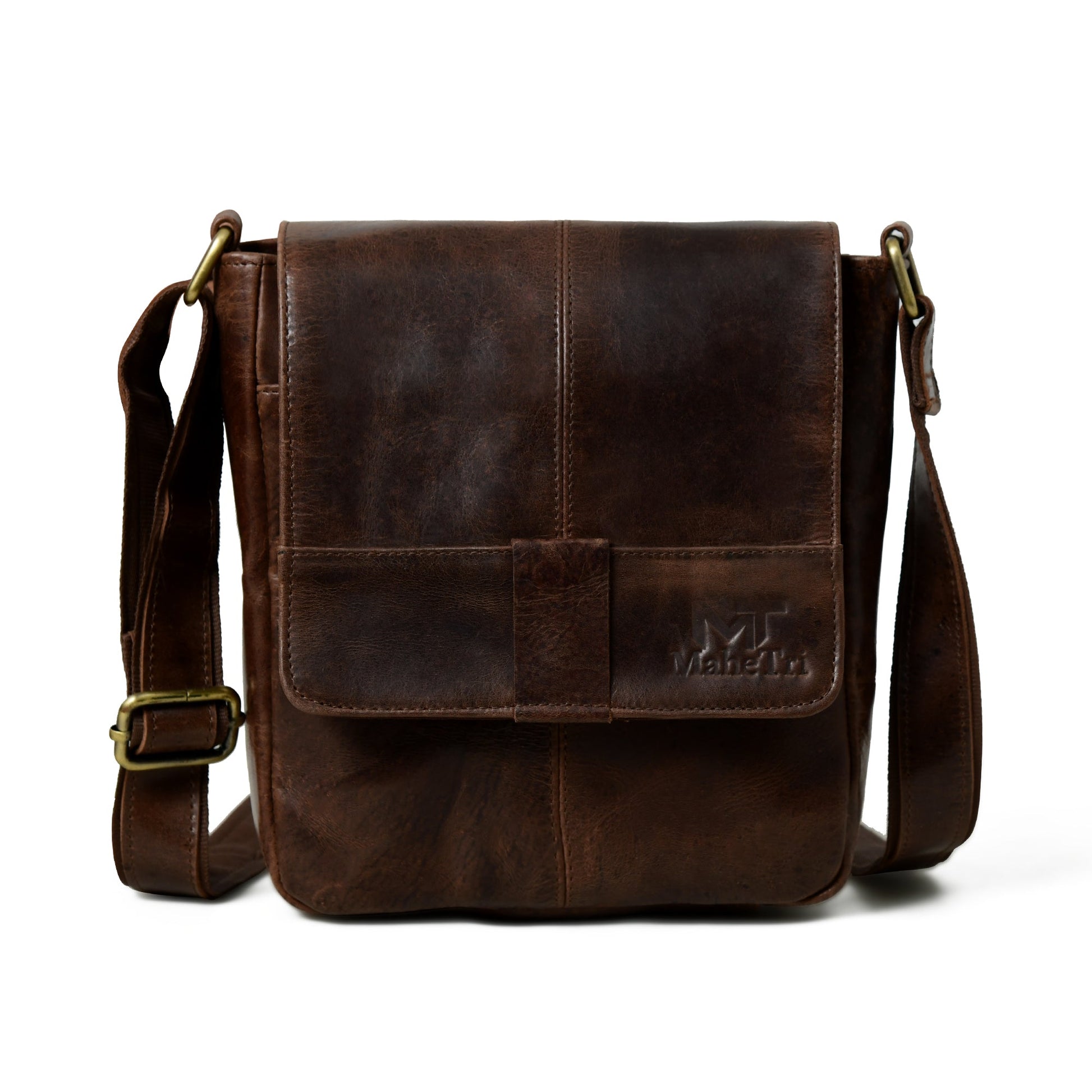 Brown Leather Crossbody Bag - Concordia Style Boutique