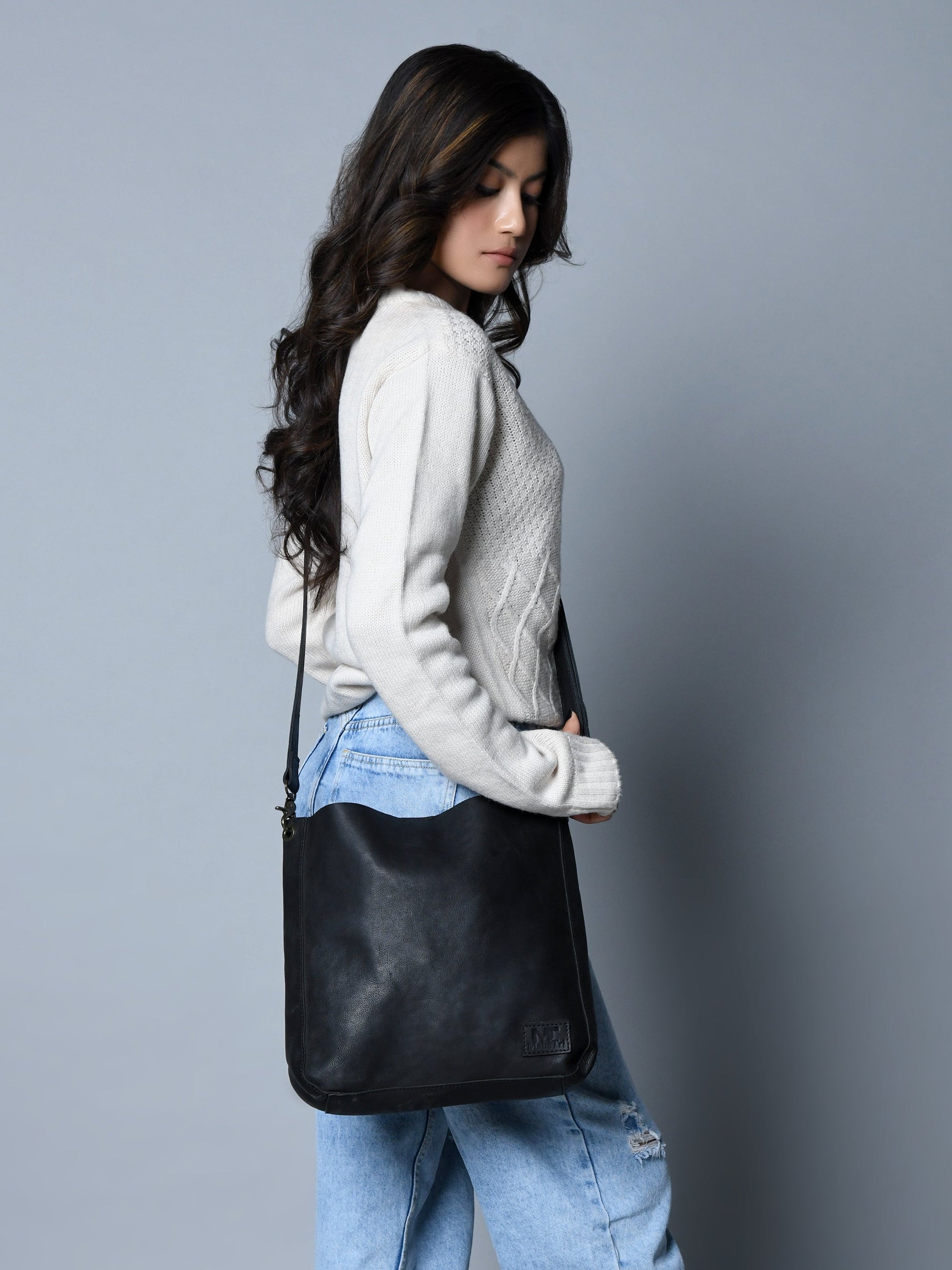 Serenity Everyday Crossbody Sling, Black - Concordia Style Boutique