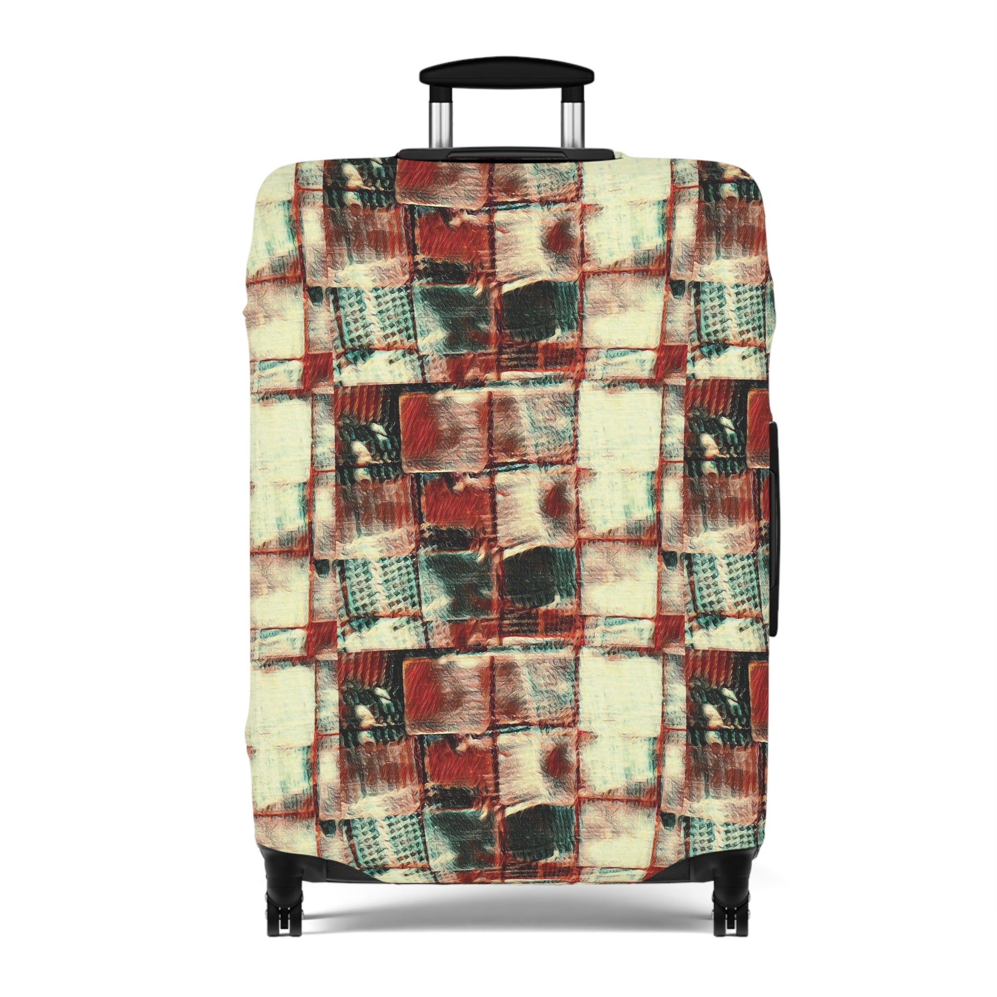 Luggage Cover - "Square Dance" - Premium Luggage Cover from Concordia Style Boutique - Just $31.25! Shop now at Concordia Style Boutique