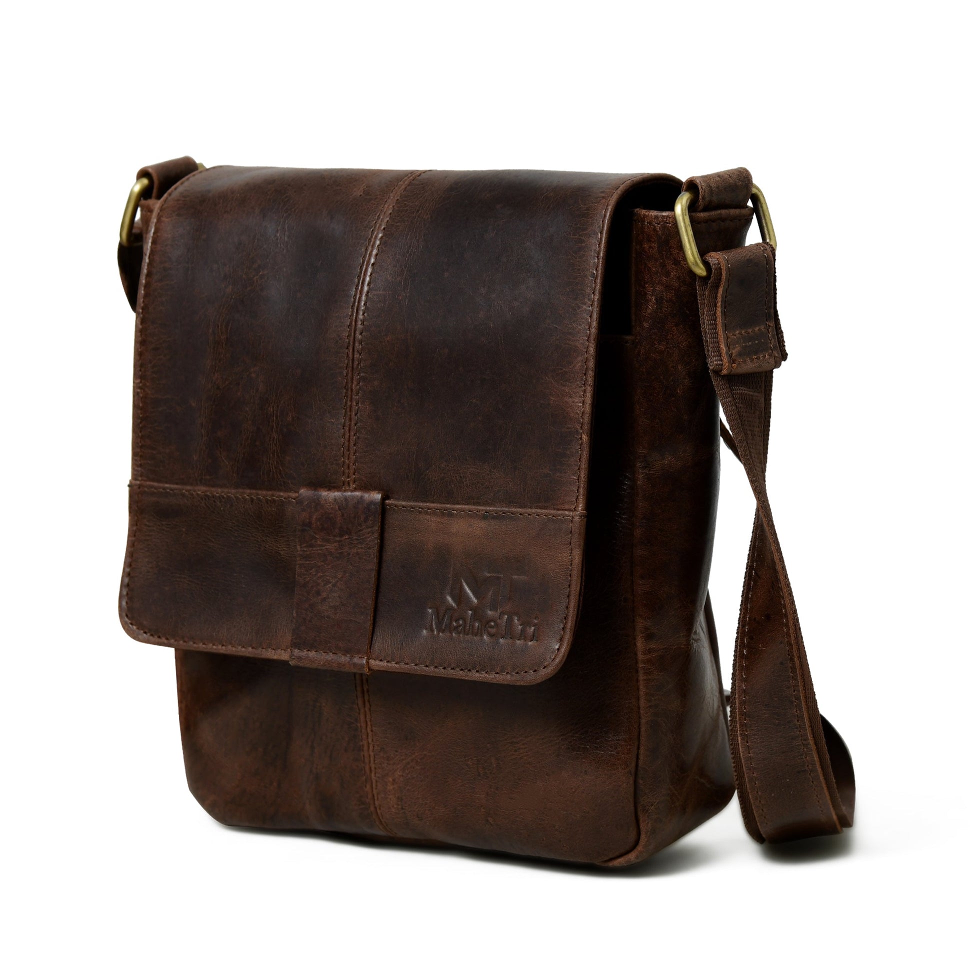 Brown Leather Crossbody Bag - Concordia Style Boutique