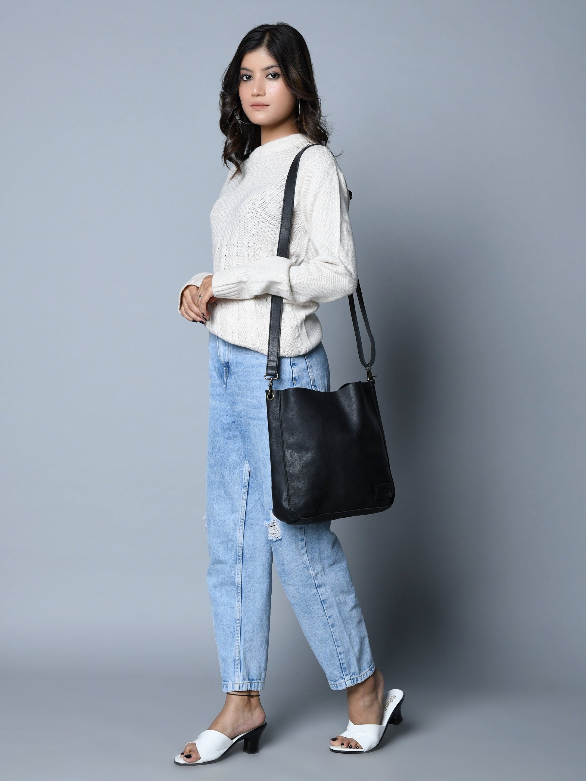 Serenity Everyday Crossbody Sling, Black - Concordia Style Boutique