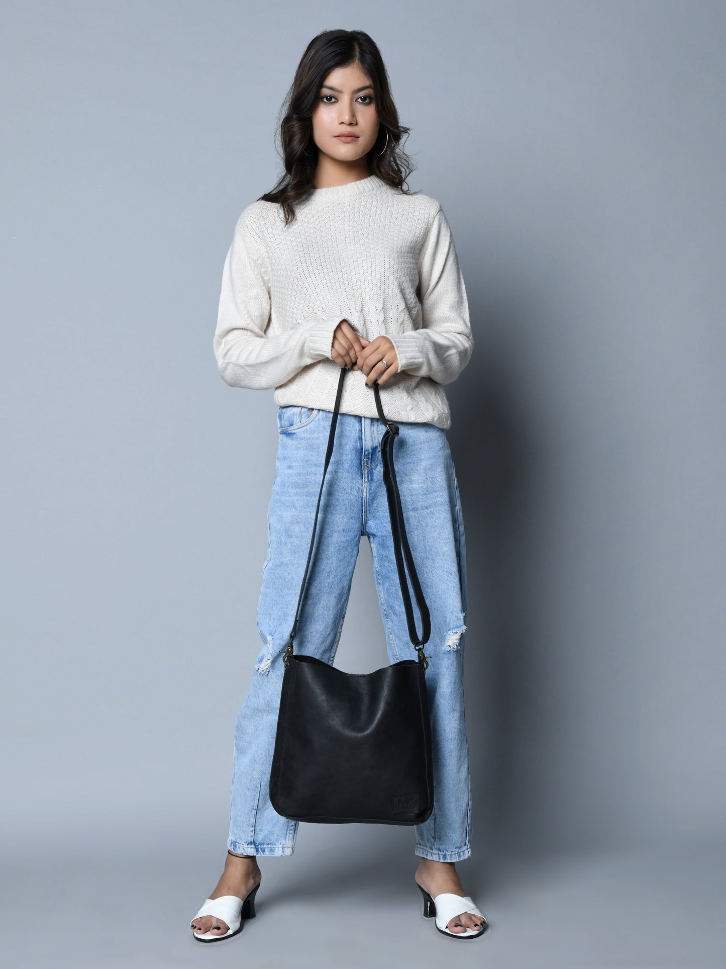 Serenity Everyday Crossbody Sling, Black - Concordia Style Boutique