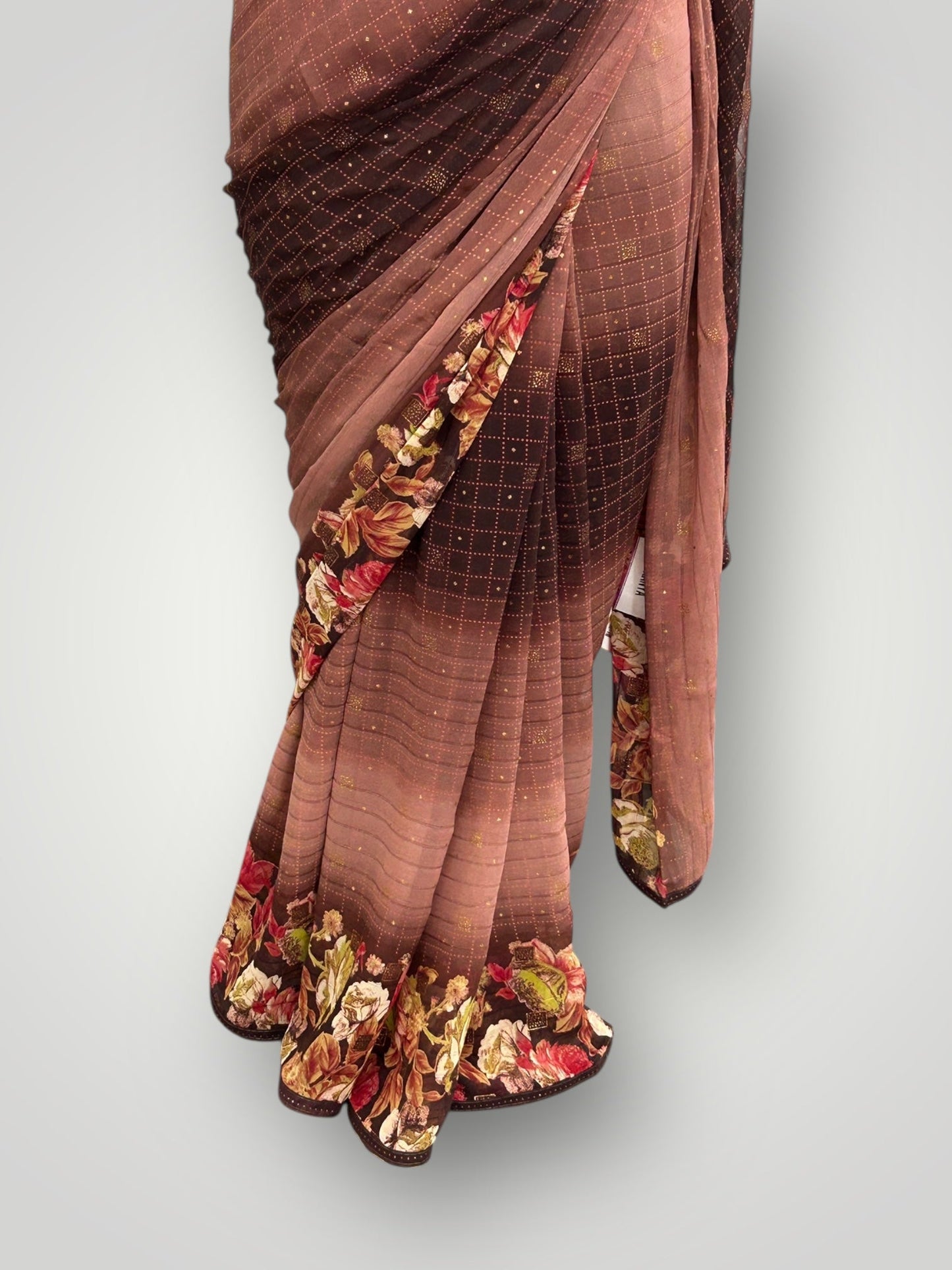 Chiffon Saree with blouse piece