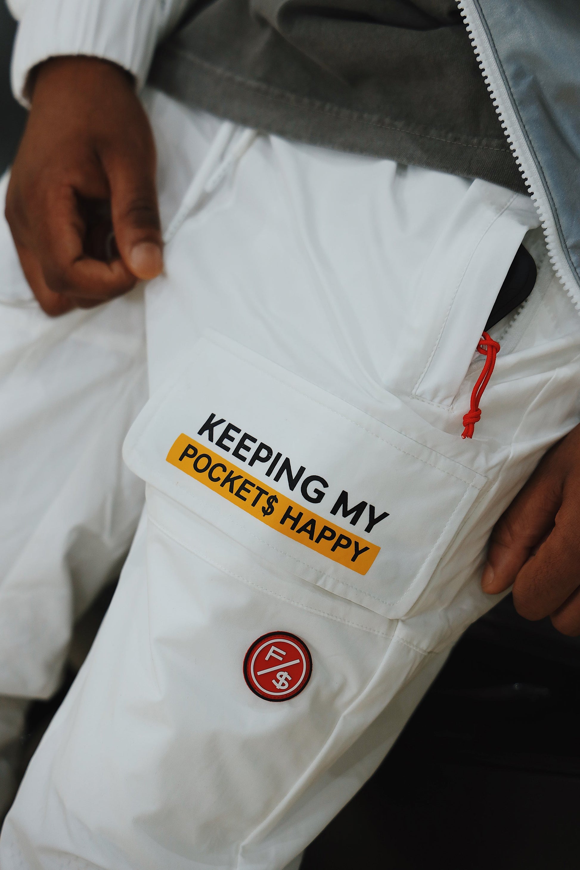 Happy Pockets Jogger (White) - Concordia Style Boutique