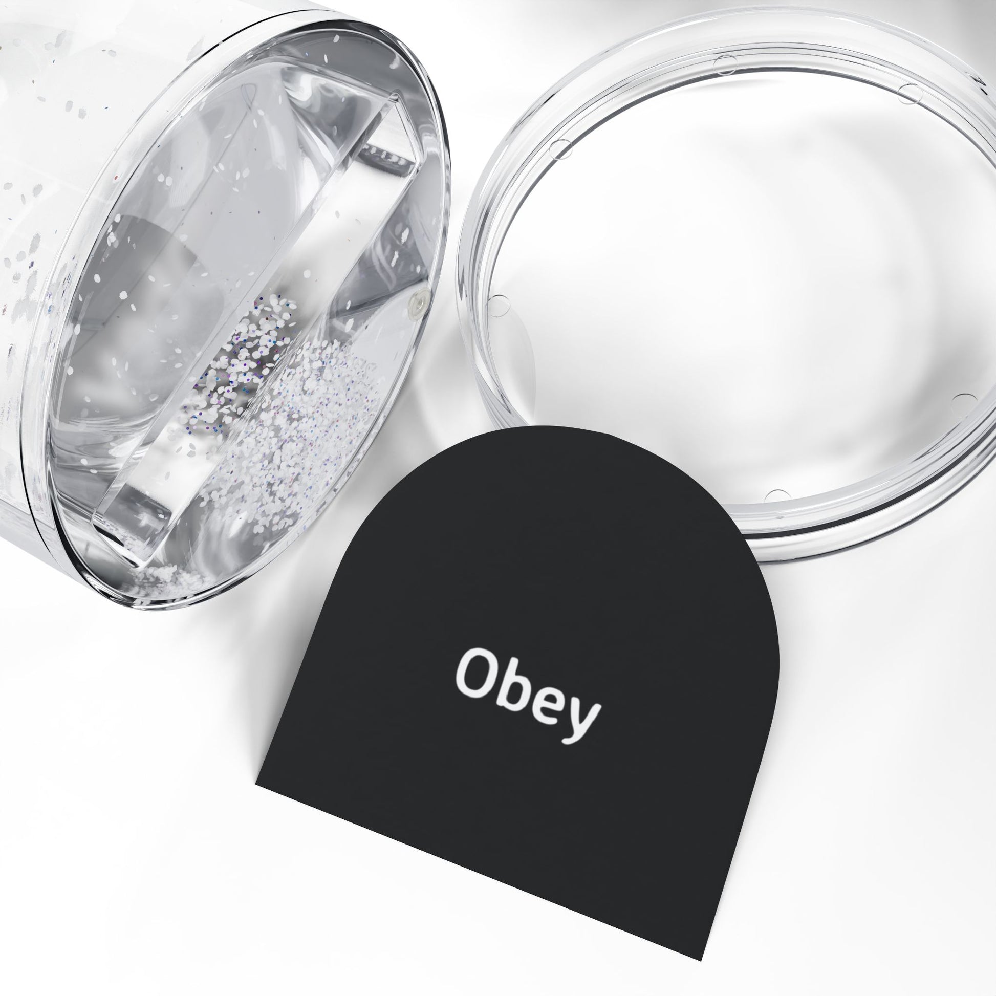 Snow Globe - "Obey" - Premium Snow Globe from Concordia Style Boutique - Just $27.78! Shop now at Concordia Style Boutique