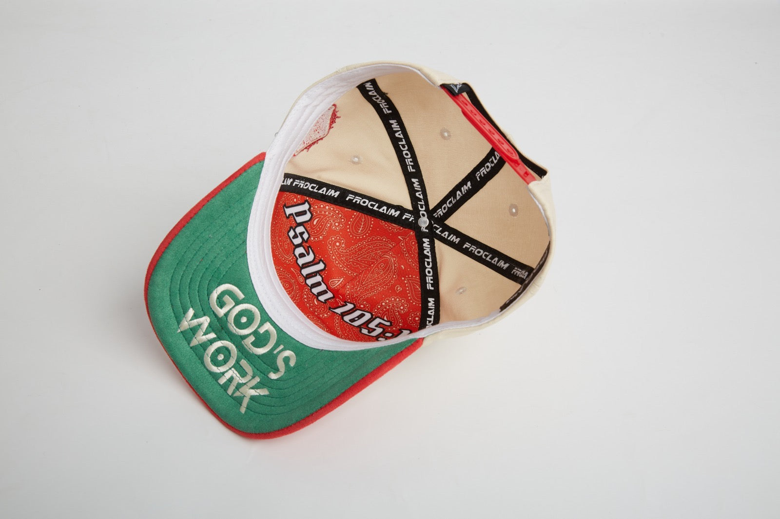 God’s Work- GW Signature Series Retro Red Snap-Back - Concordia Style Boutique