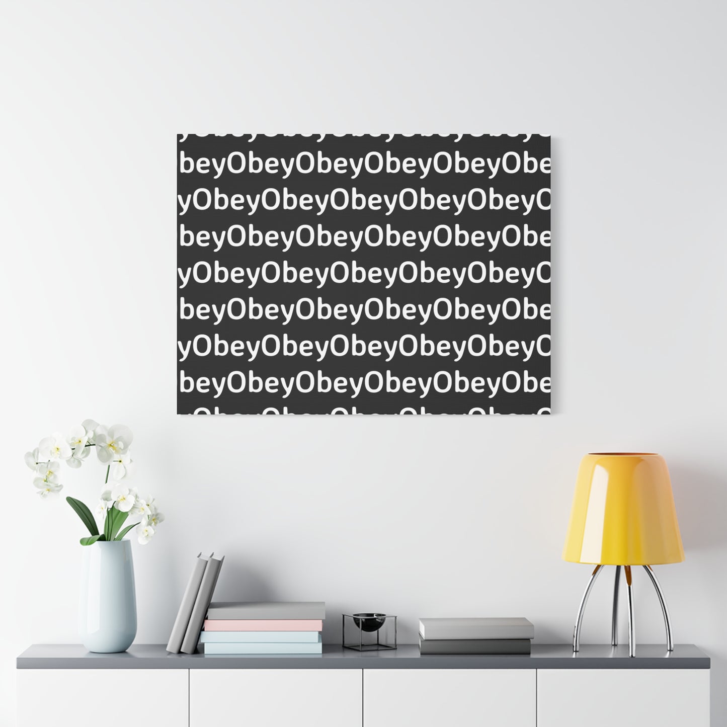 "Obey" - Classic Canvas - Premium Artwork from Concordia Style Boutique - Just $23.12! Shop now at Concordia Style Boutique