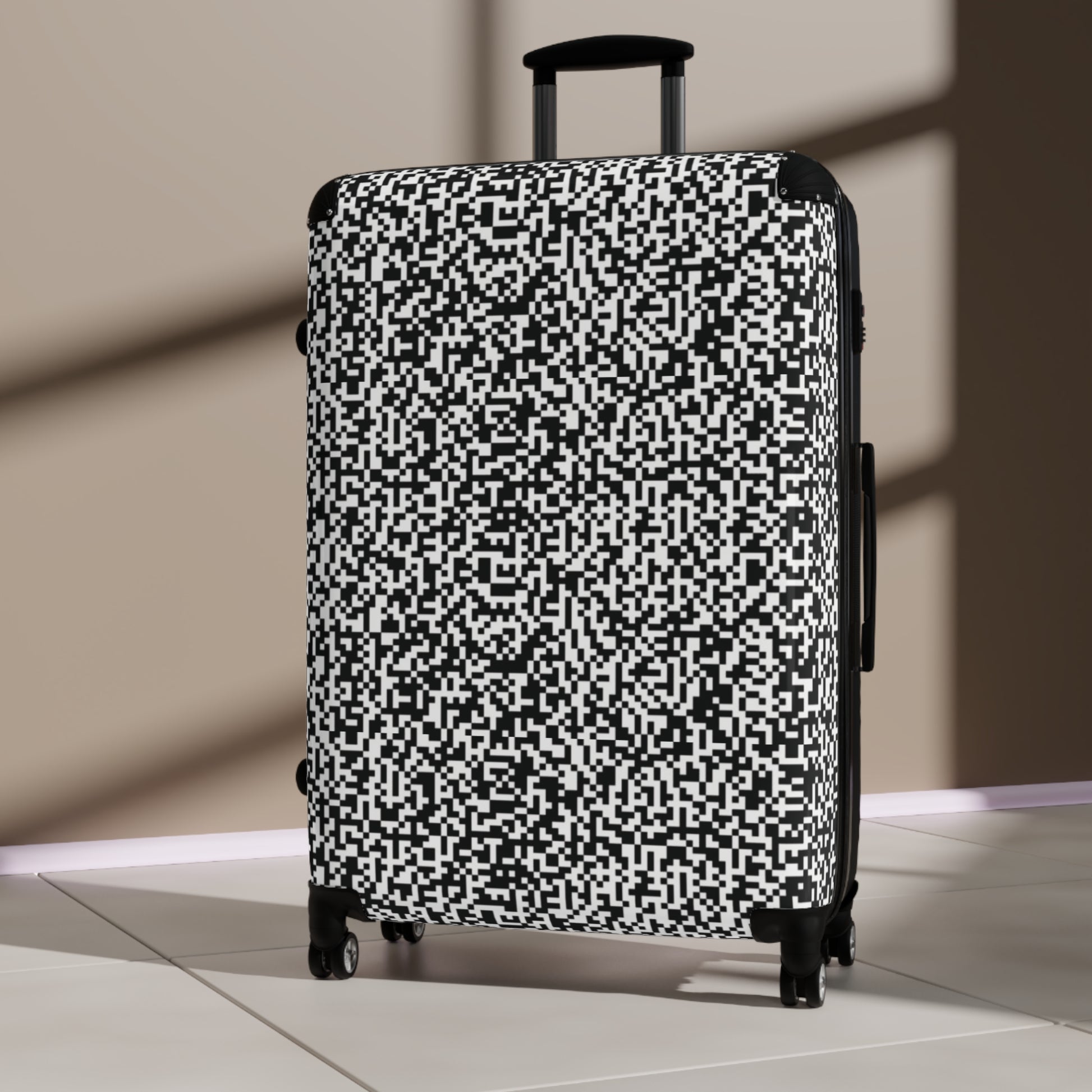 Suitcase - "Scan Me" - Premium suitcase from Concordia Style Boutique - Just $277.02! Shop now at Concordia Style Boutique