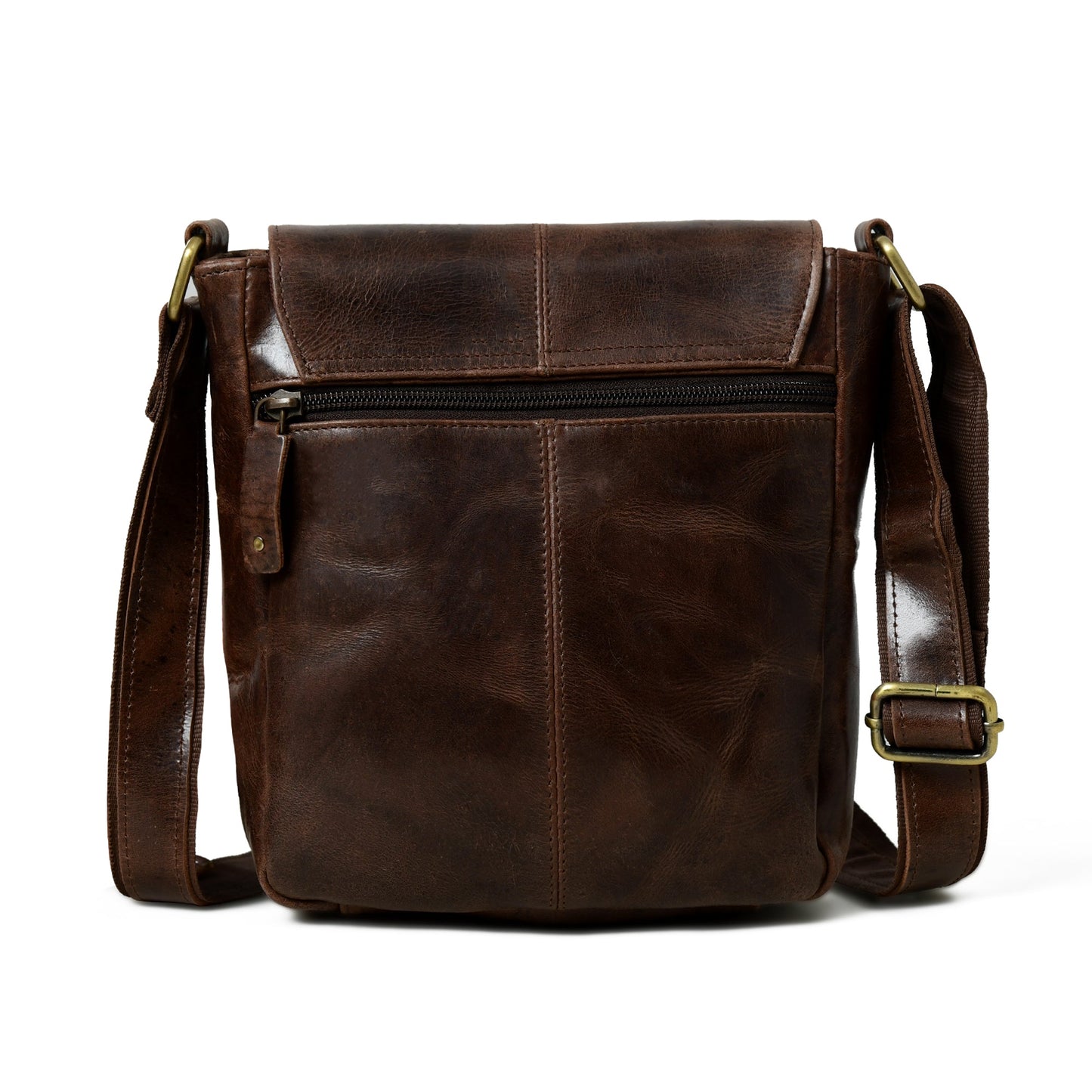 Brown Leather Crossbody Bag - Concordia Style Boutique