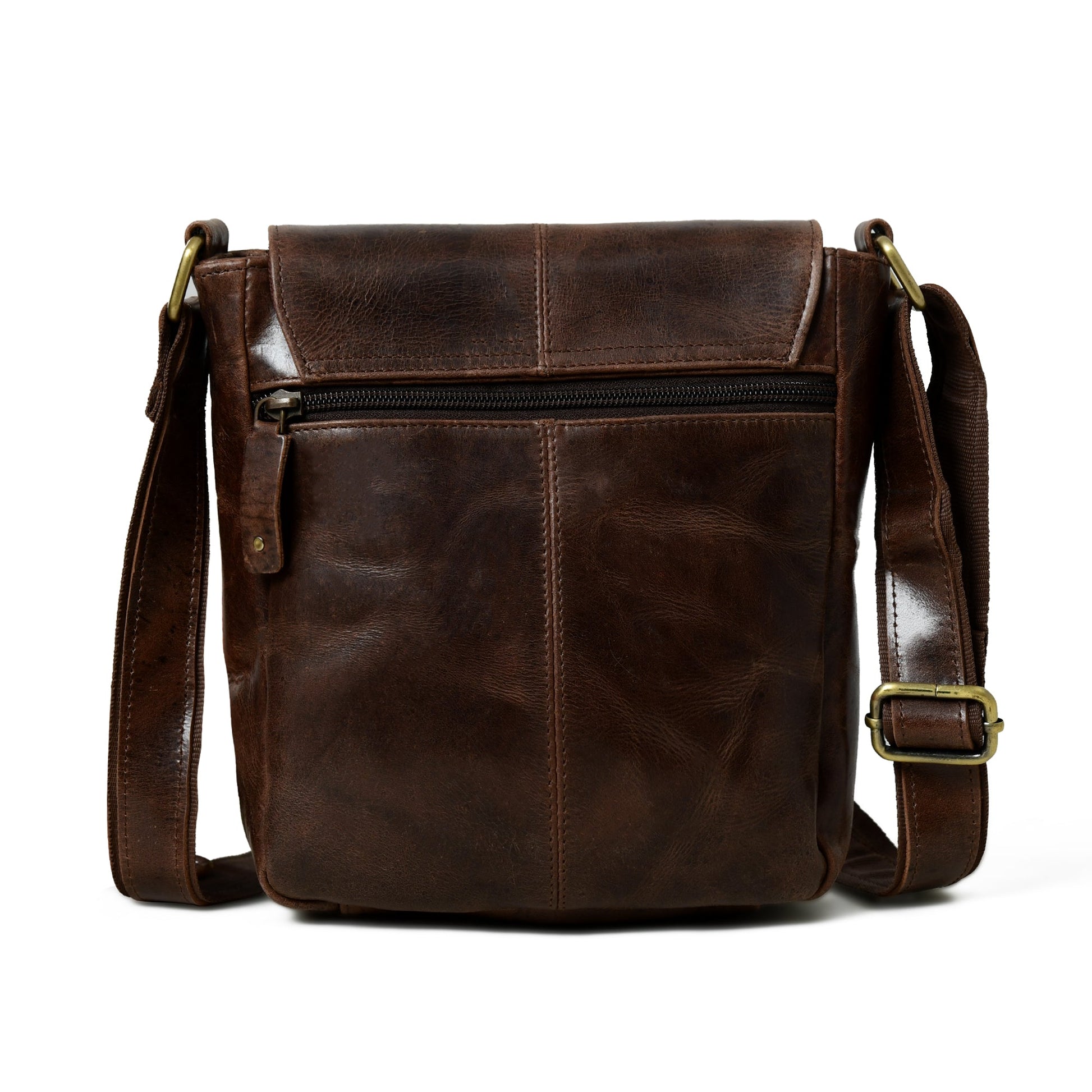 Brown Leather Crossbody Bag - Concordia Style Boutique
