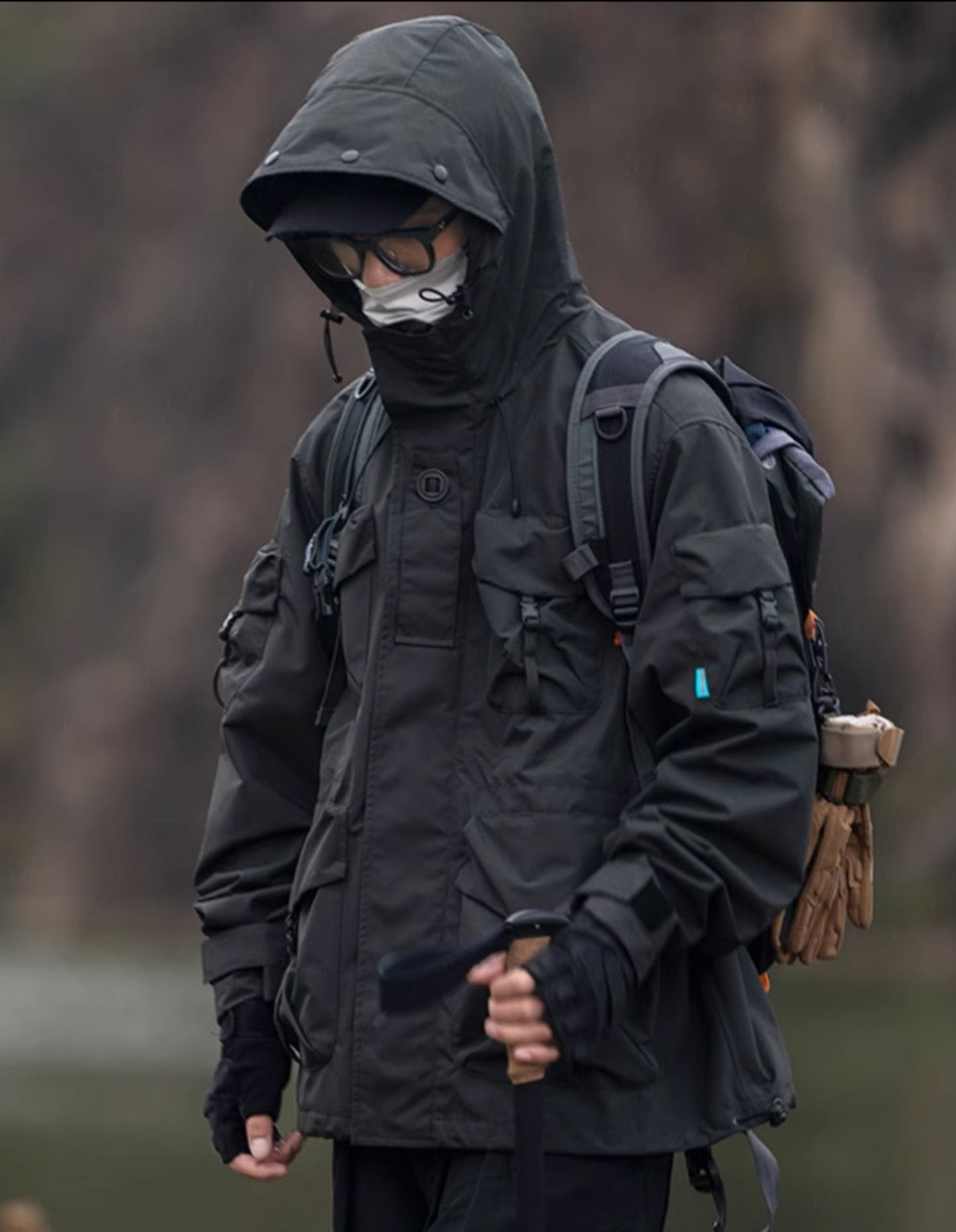 APEJ8 Black Tactical Wilderness Jacket - Concordia Style Boutique