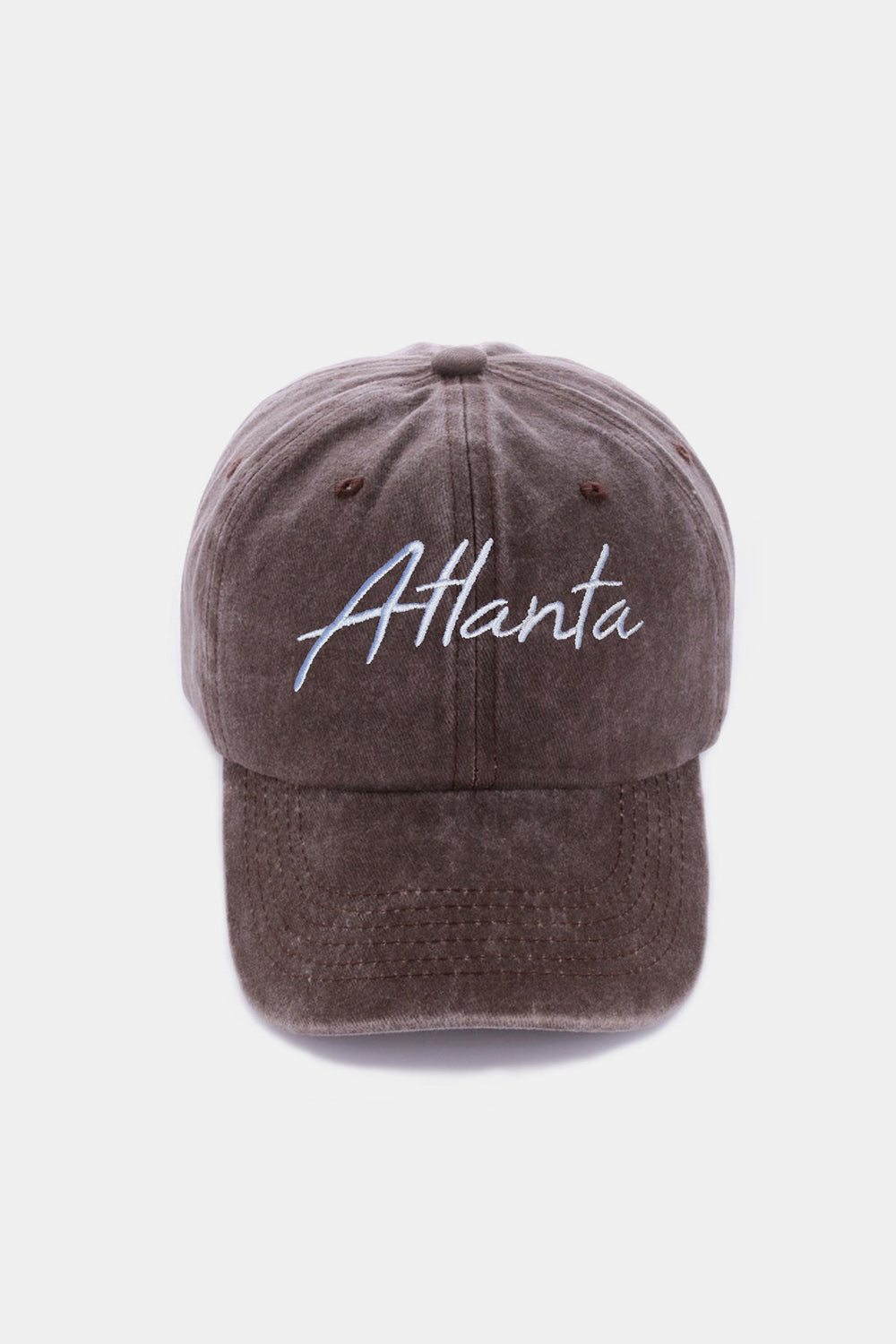 Zenana Washed ATLANTA Embroidered Baseball Cap - Premium Baseball cap from Concordia Style Boutique - Just $15.86! Shop now at Concordia Style Boutique