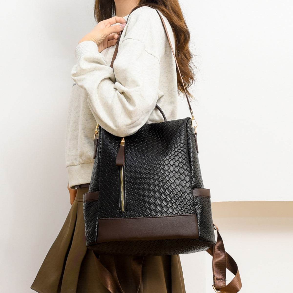 PU Leather Backpack Bag - Concordia Style Boutique