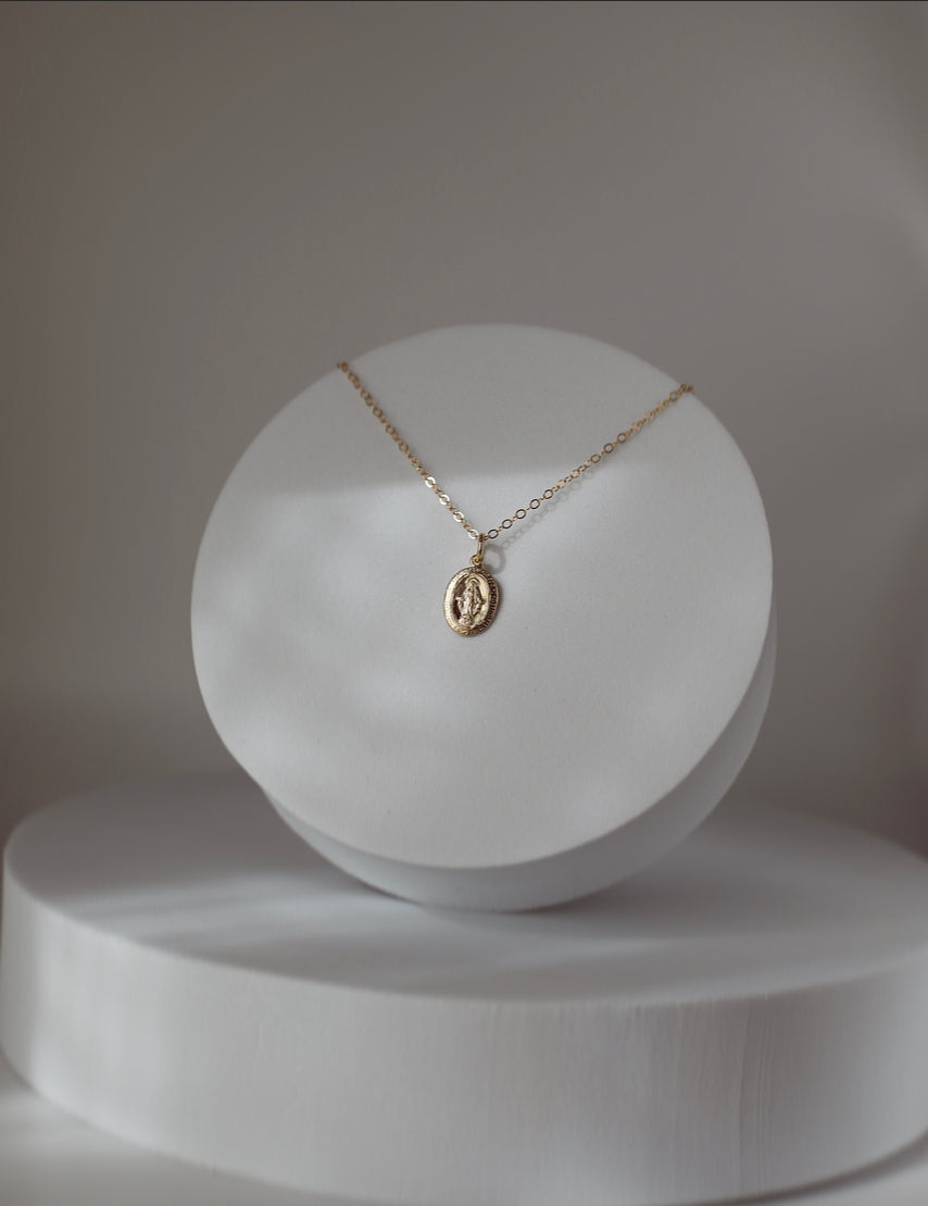 Dainty Miraculous Medal Necklace
