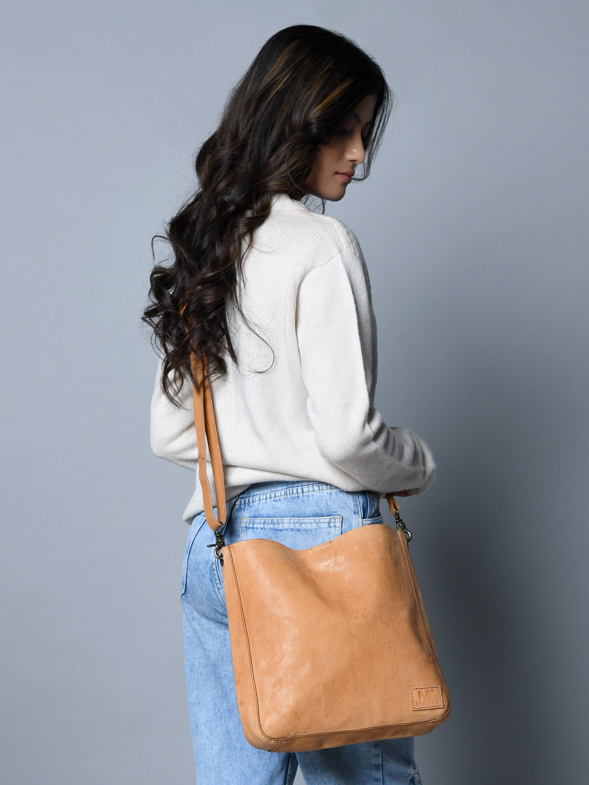 Serenity Everyday Crossbody Sling, Tan - Concordia Style Boutique