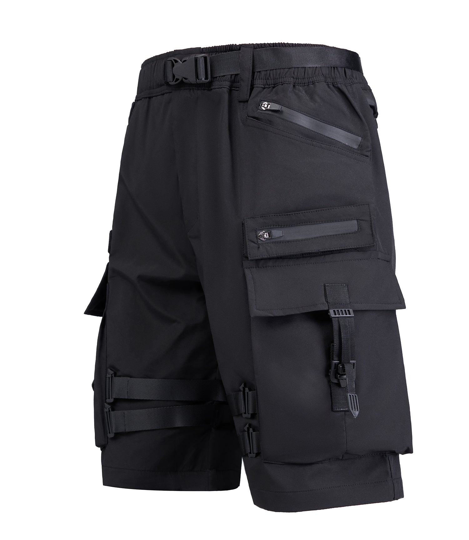 IBS429 Paratrooper Matte Black Shorts - Concordia Style Boutique