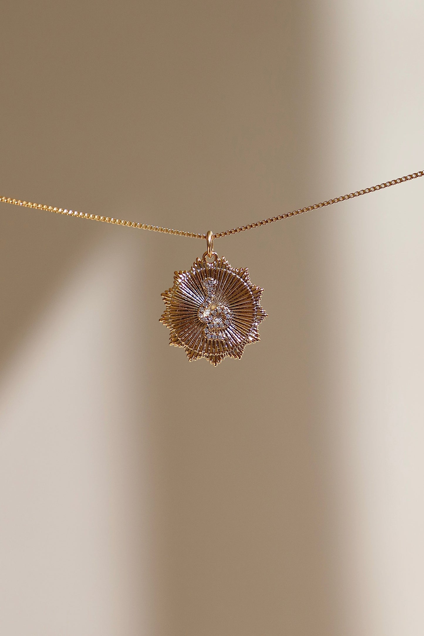 CZ SNAKE MEDALLION - Concordia Style Boutique