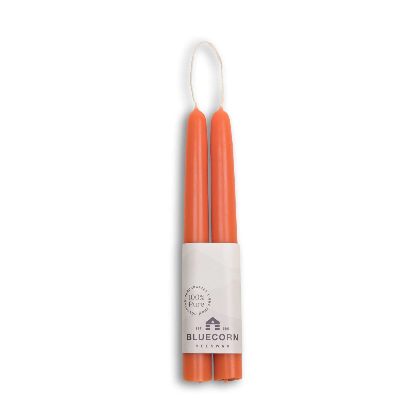 Hand-Dipped Beeswax Taper Candles - 1 Pair - Concordia Style Boutique