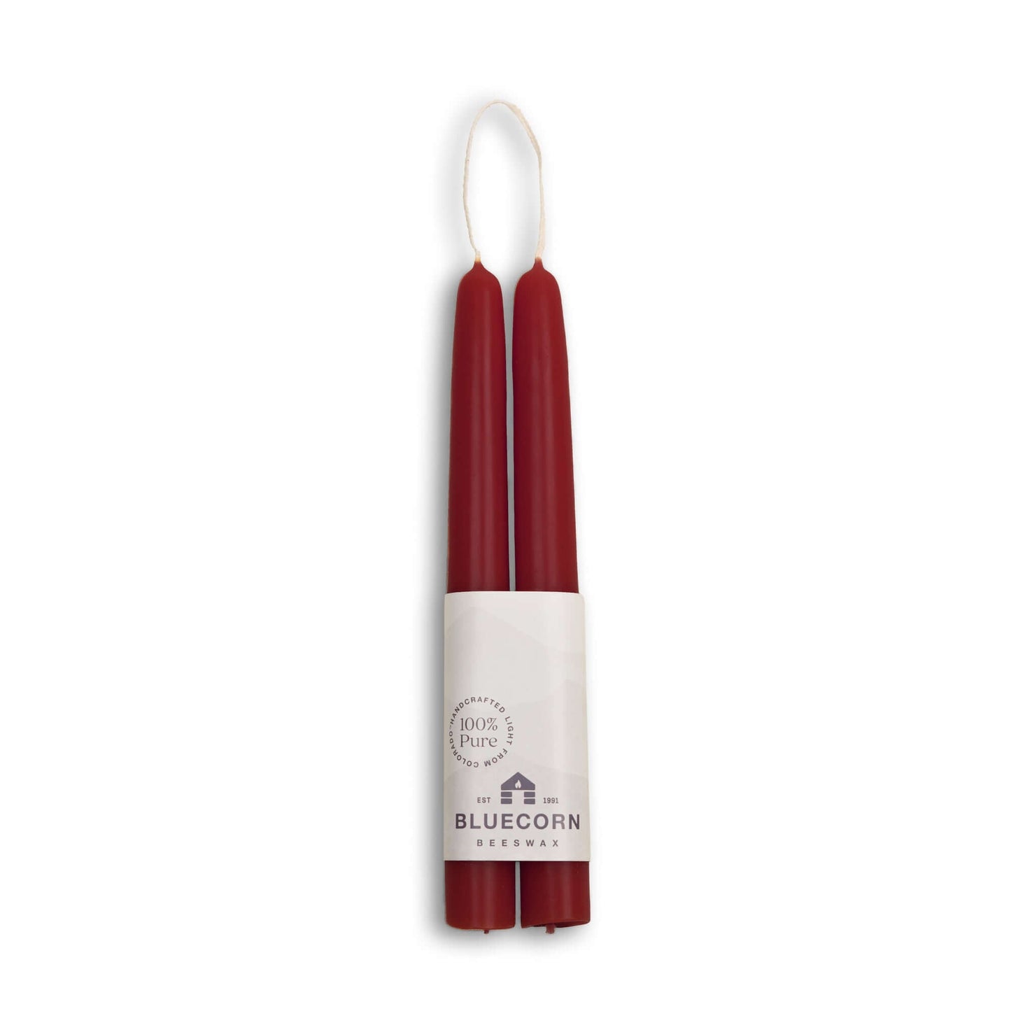 Hand-Dipped Beeswax Taper Candles - 1 Pair - Concordia Style Boutique