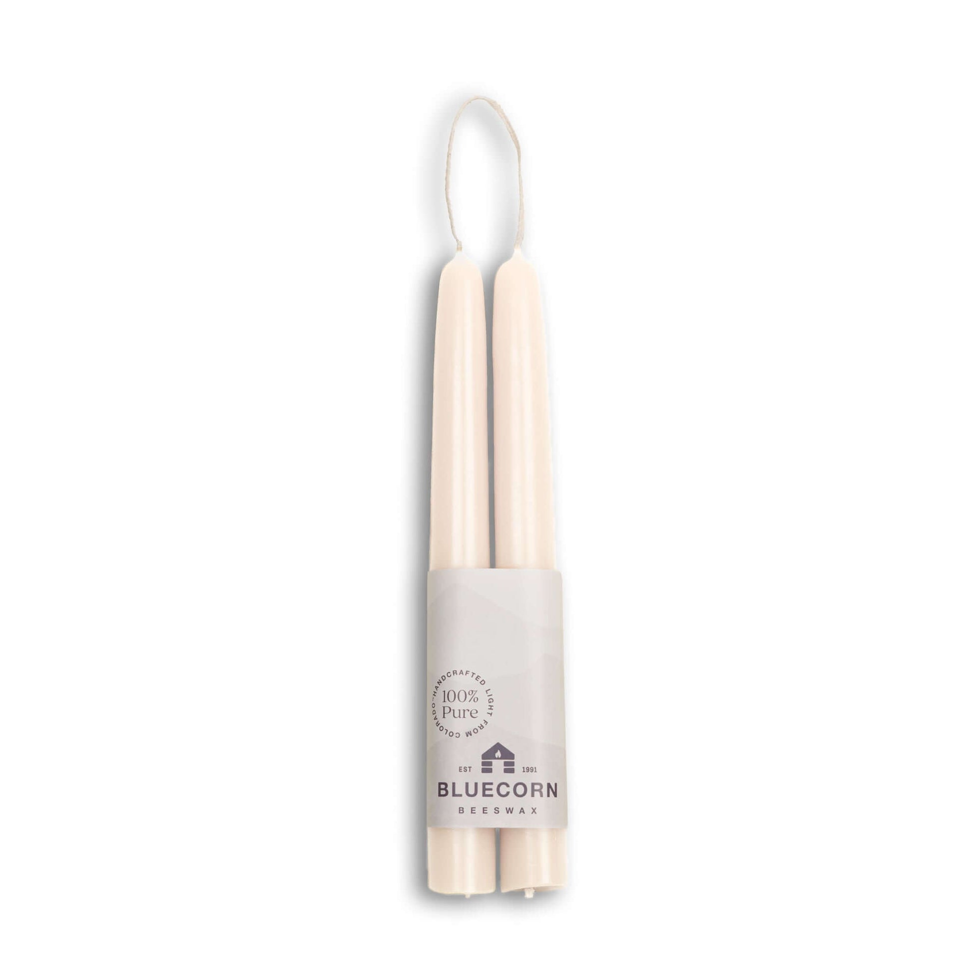 Hand-Dipped Beeswax Taper Candles - 1 Pair - Concordia Style Boutique