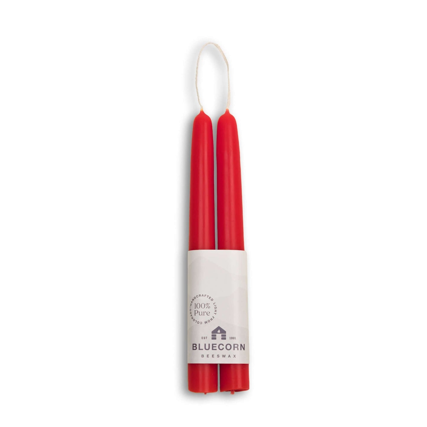 Hand-Dipped Beeswax Taper Candles - 1 Pair - Concordia Style Boutique