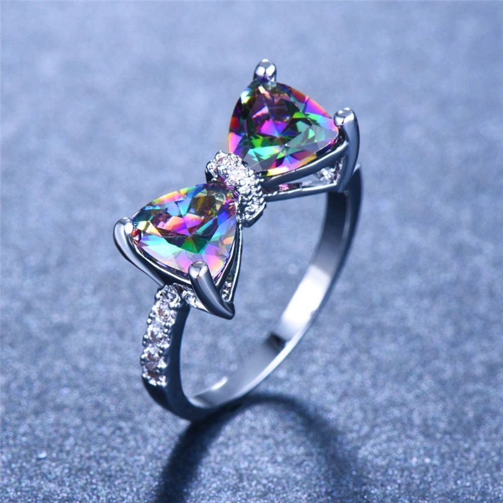 DEEP BLUE BOW RING - Concordia Style Boutique