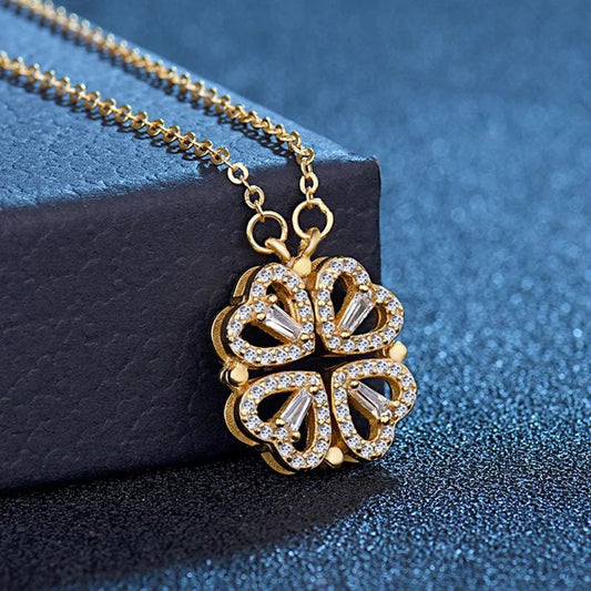 FOUR-WAY HEART NECKLACE - Concordia Style Boutique