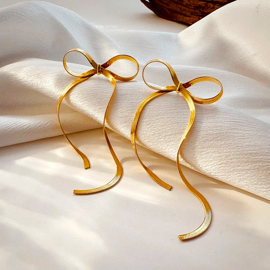 CHIC BOW EARRINGS (PAIR) - Concordia Style Boutique