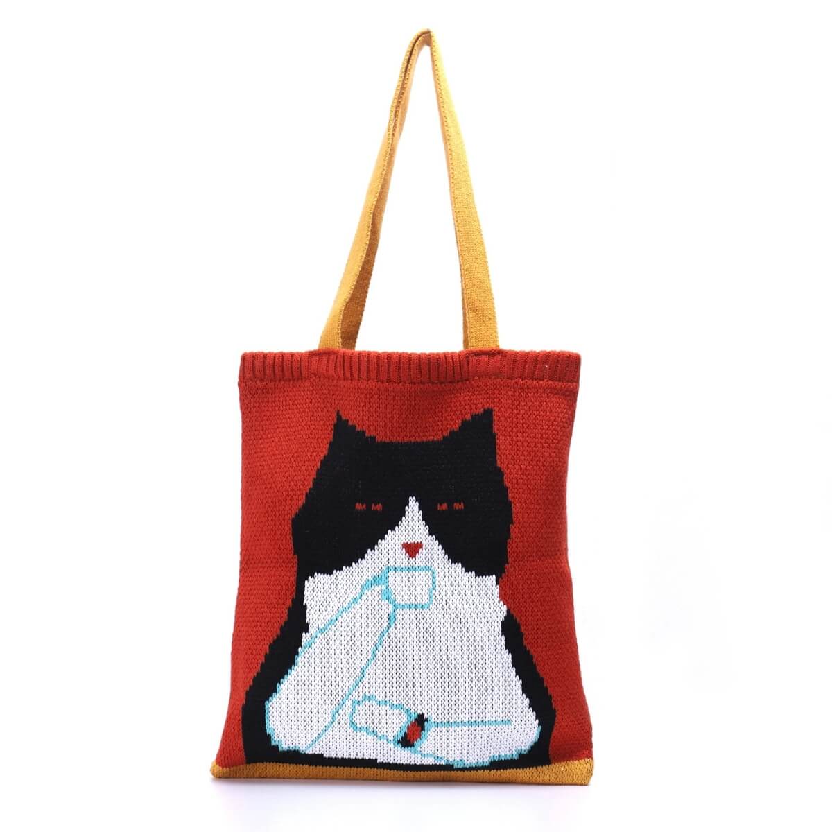 CUTE KNIT ANIMAL TOTE BAG - Concordia Style Boutique