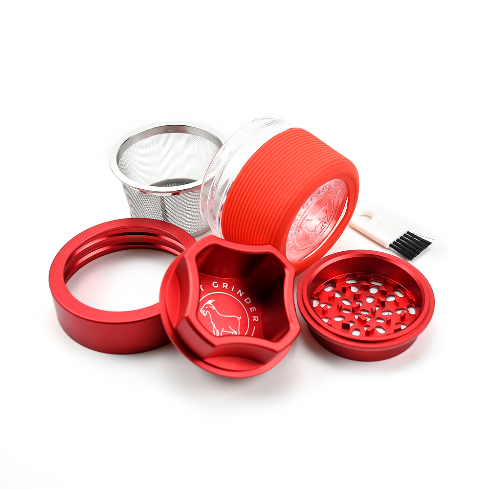 4 Piece Aluminum Herb Grinder | AITH v.I – OG - Concordia Style Boutique