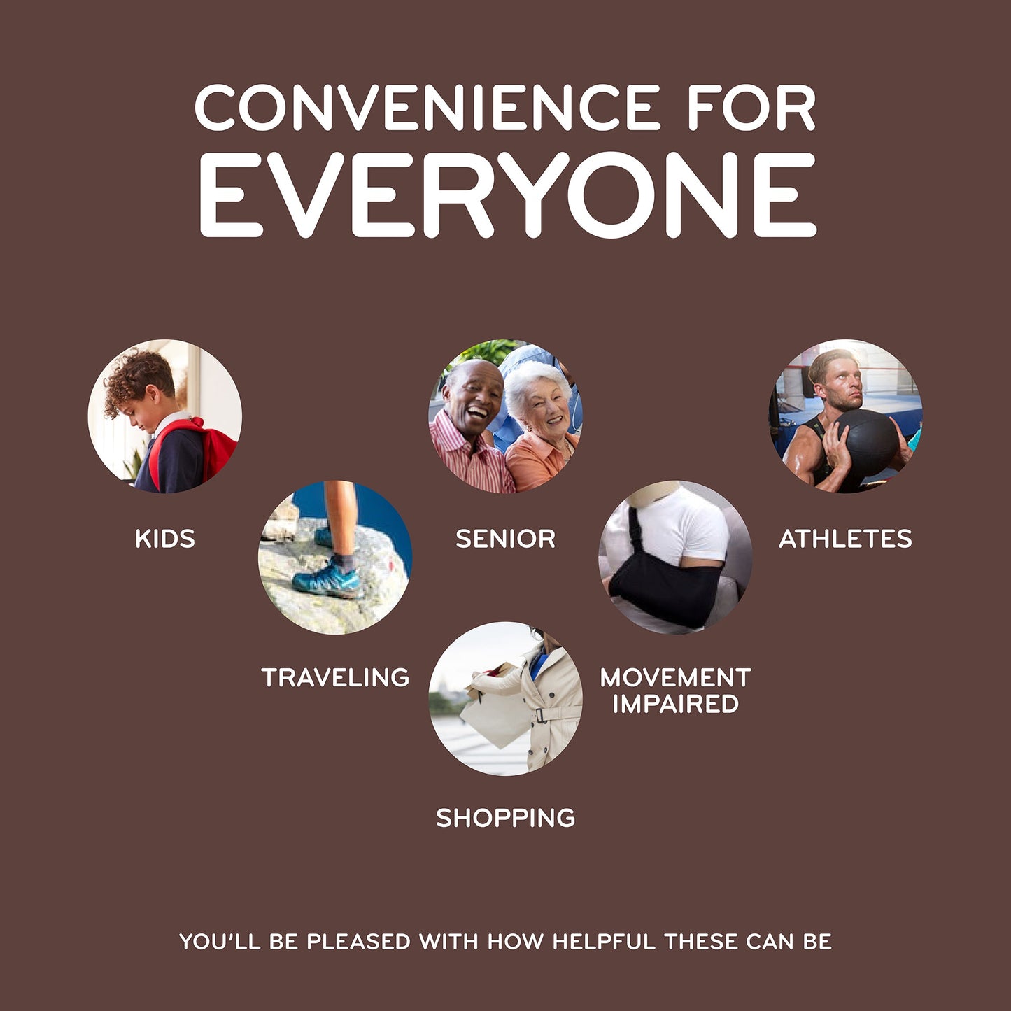 Brown Stretchy Tieless Silicone Elastic Shoelaces | 20 Straps