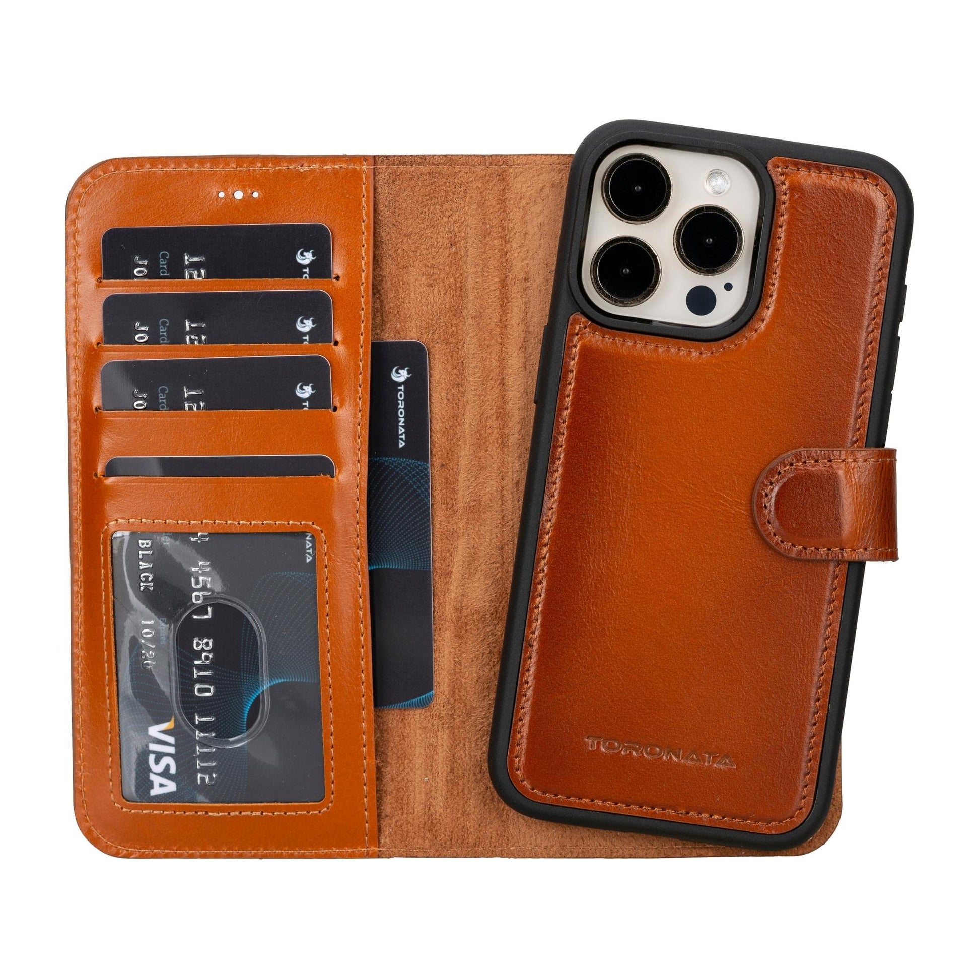 Casper iPhone 14 Series Detachable Leather Wallet Case - Concordia Style Boutique