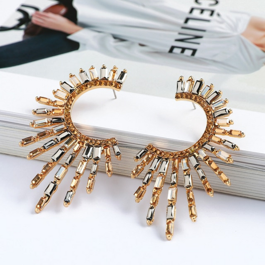 GOLD CELESTIAL EARRINGS (PAIR) - Concordia Style Boutique