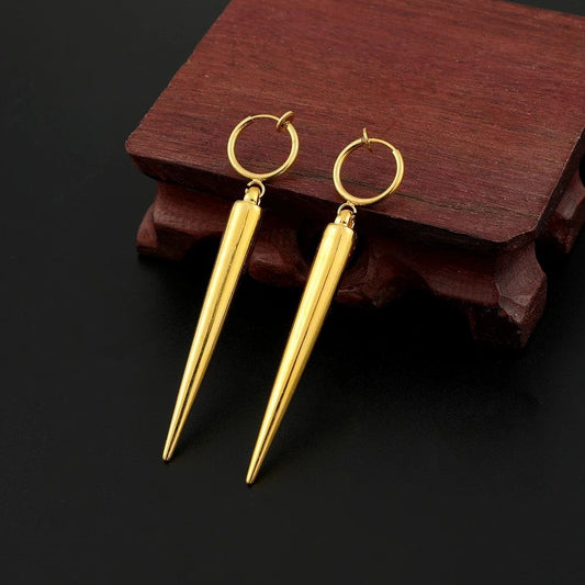 GOLD CONE EARRINGS (PAIR) - Concordia Style Boutique