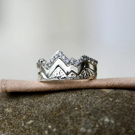MOUNTAIN TOP RING (3 Pcs Set) - Concordia Style Boutique