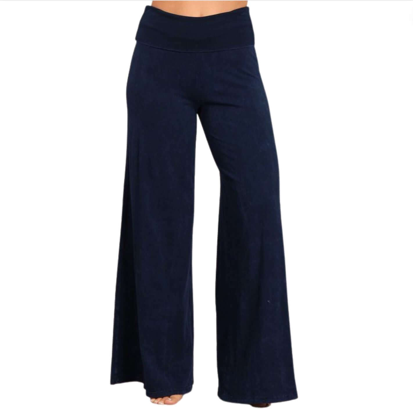 Work-Lounge-Travel Palazzo Pants Made in USA - Concordia Style Boutique