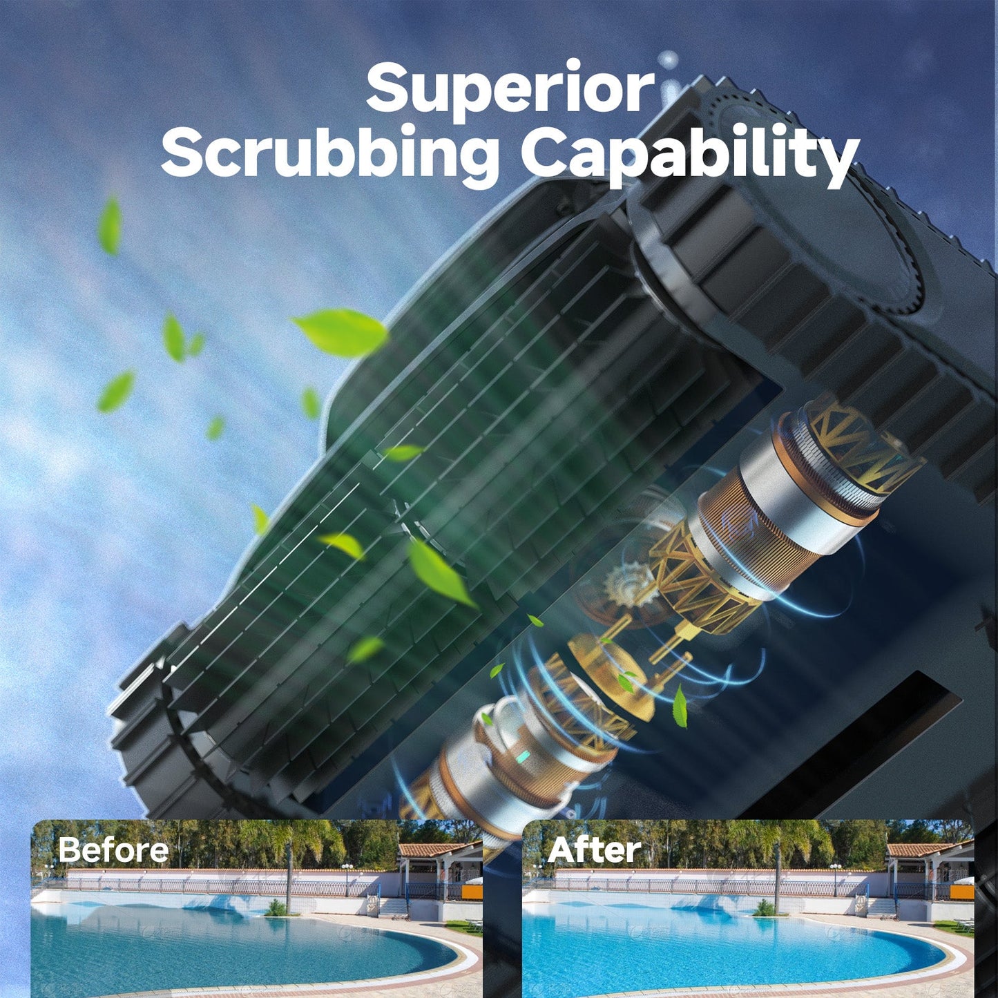 WYBOT M1 Cordless Robotic Pool Cleaner