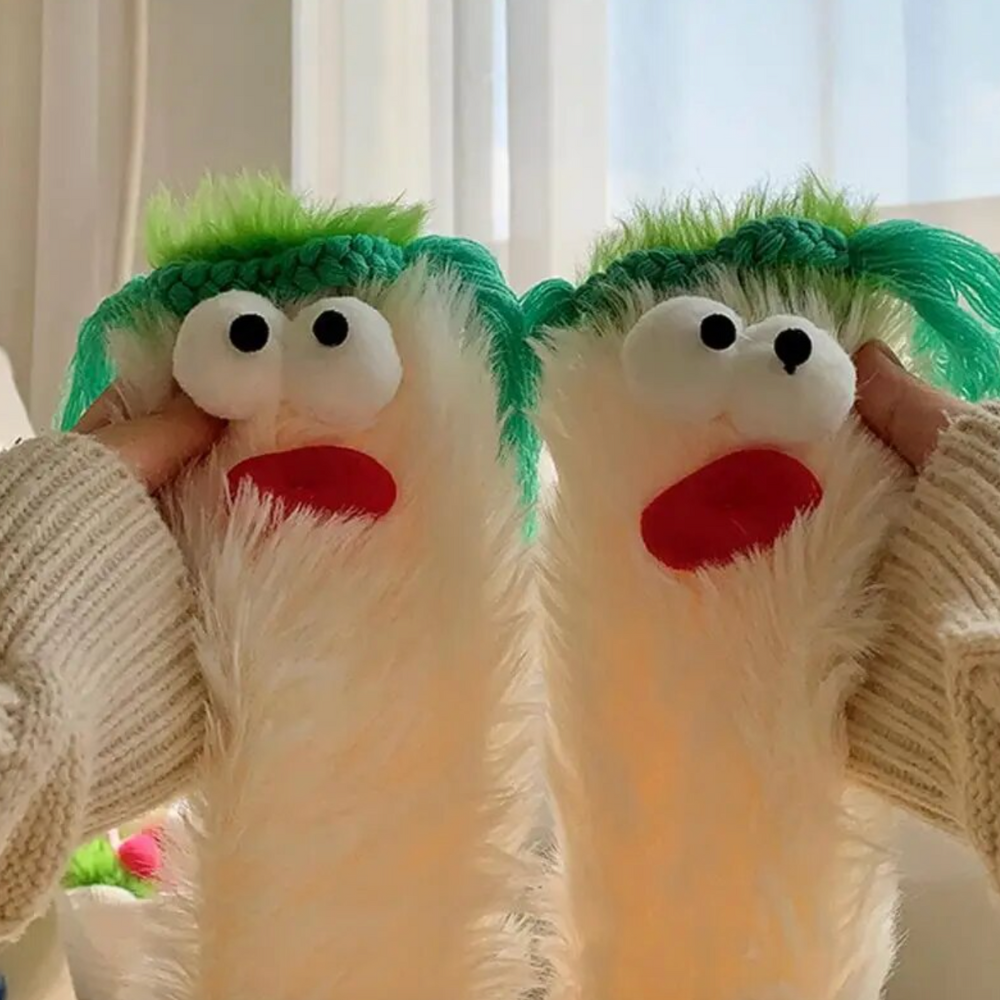 CARTOON FUZZY SOCKS - Concordia Style Boutique