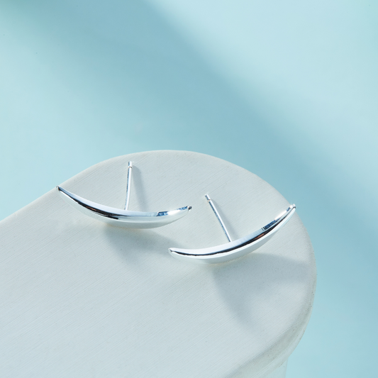 CARTILAGE CRESCENT MOON EARRINGS (PAIR) - Concordia Style Boutique
