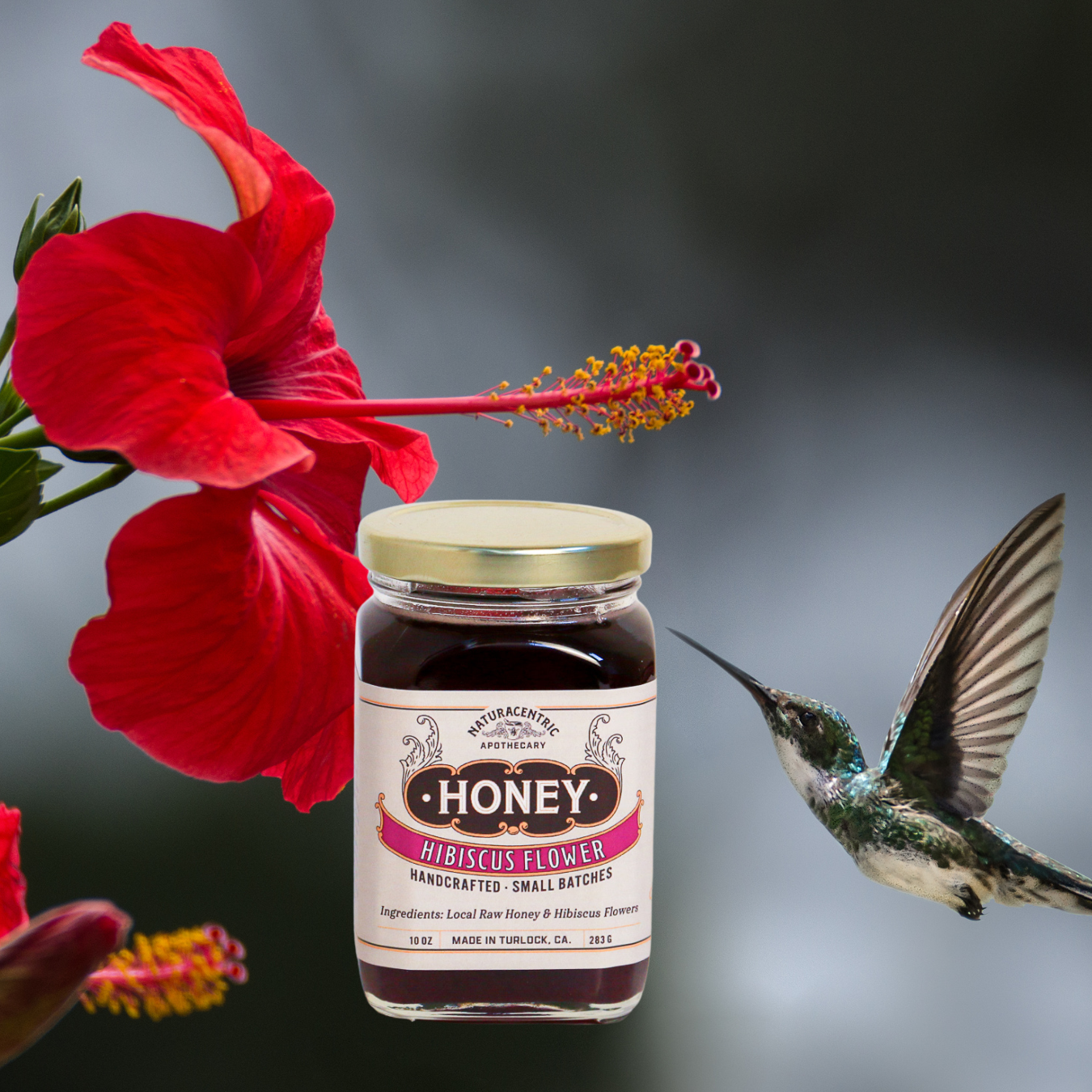 Hibiscus Infused Honey - Concordia Style Boutique