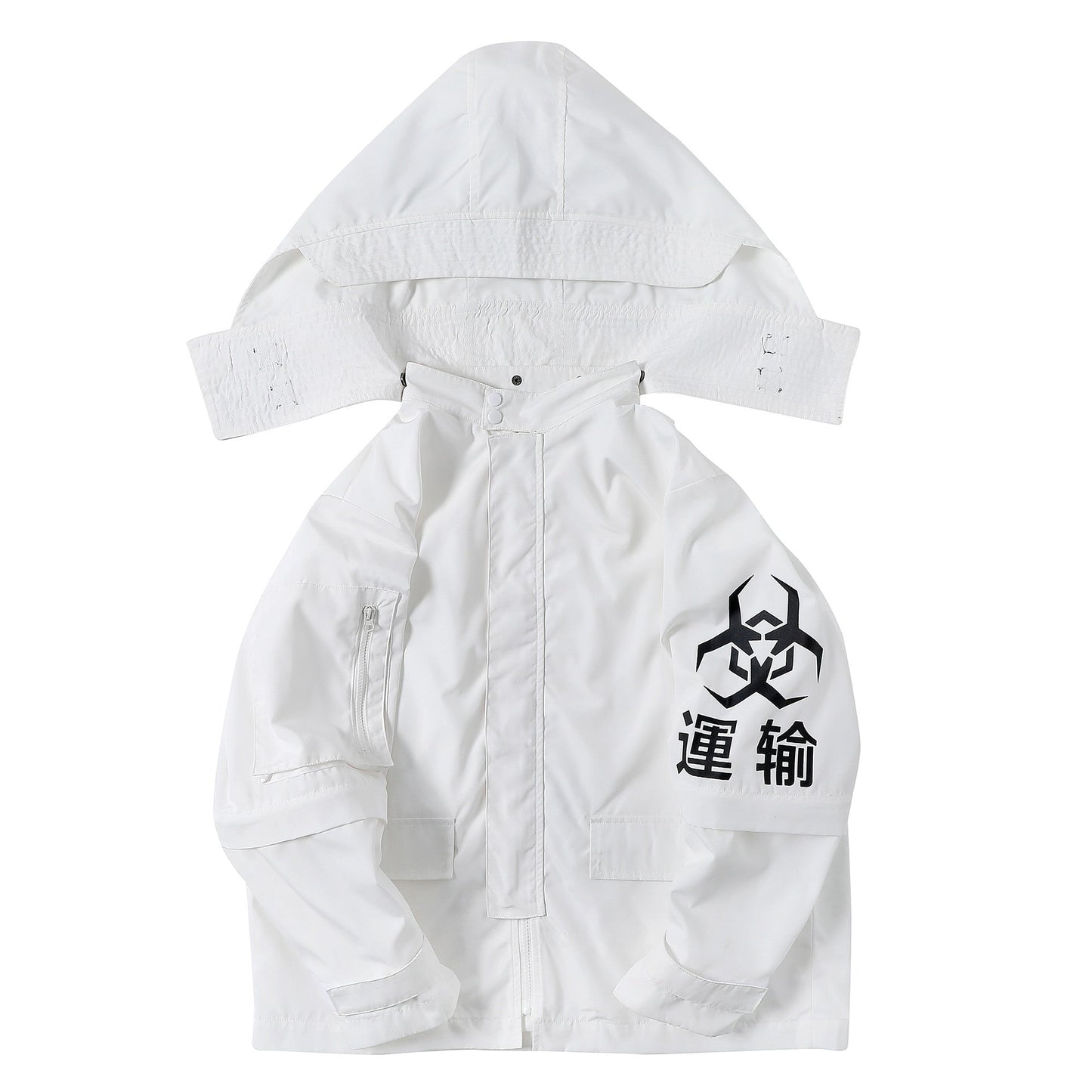 HiJ7 White Atom Bomb Jacket - Concordia Style Boutique