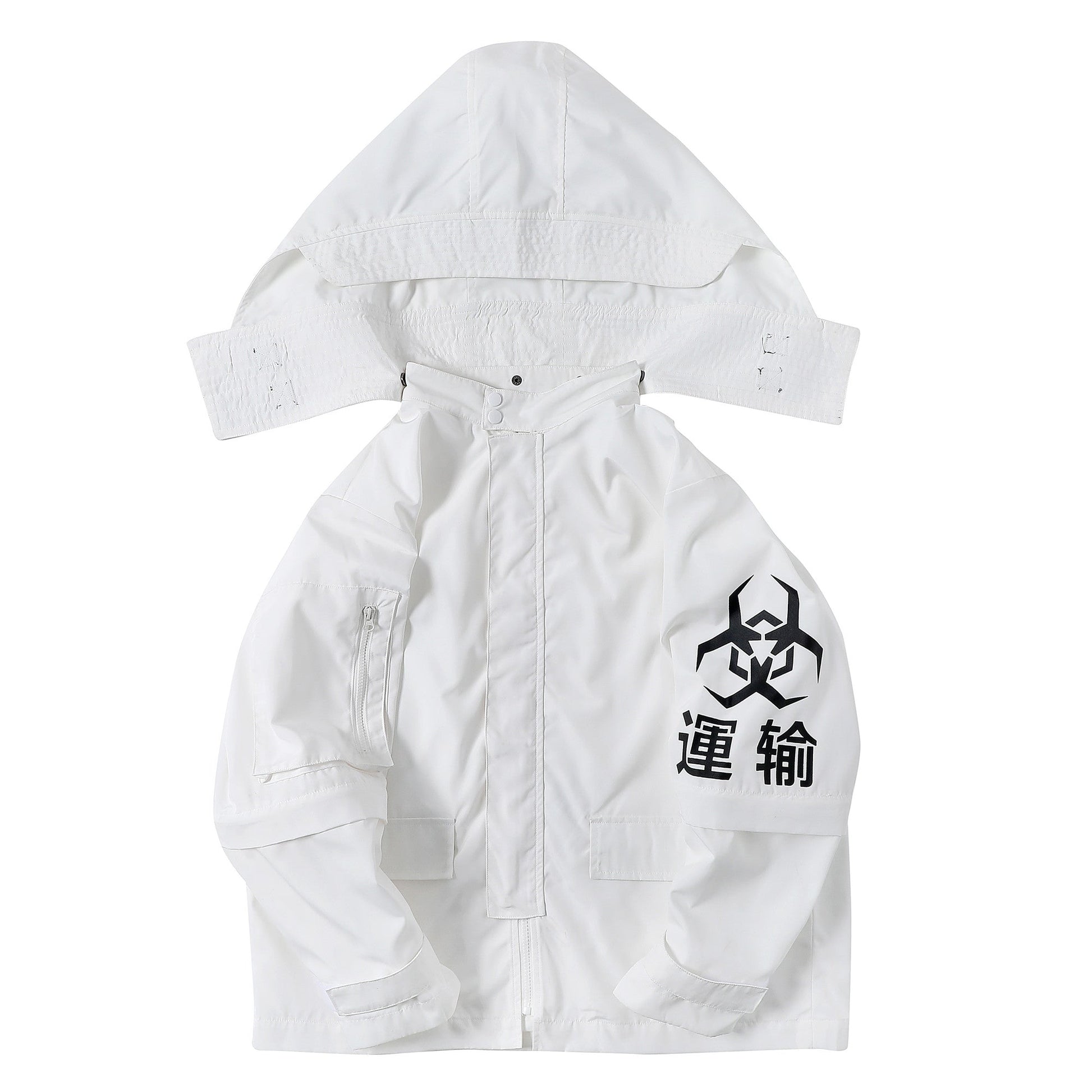 HiJ7 White Atom Bomb Jacket - Concordia Style Boutique