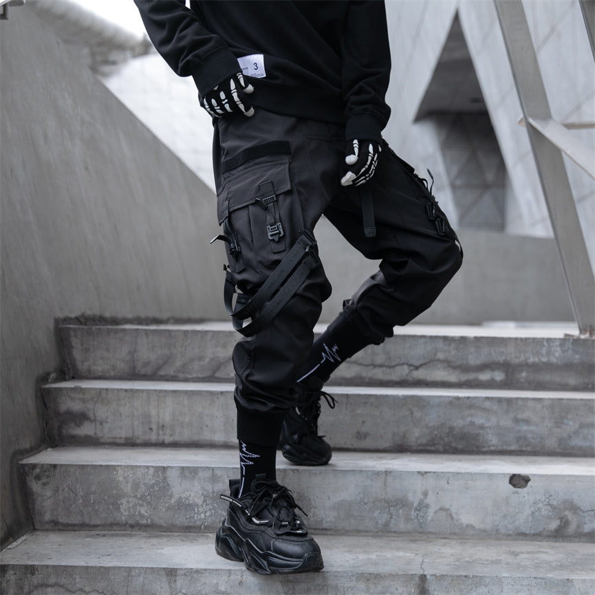 IBP171 Paratrooper Matte Black Joggers - Concordia Style Boutique