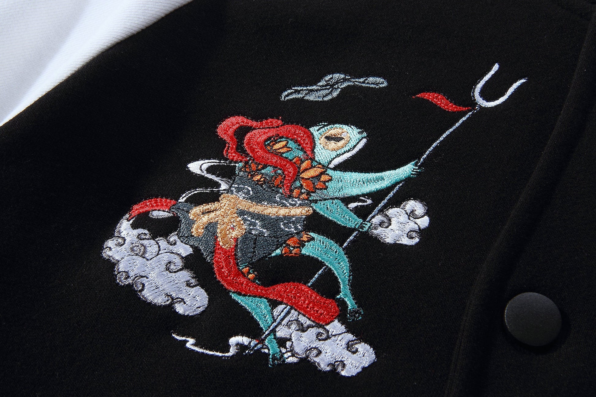 KH3002 Frog Embroidery Jacket - Concordia Style Boutique