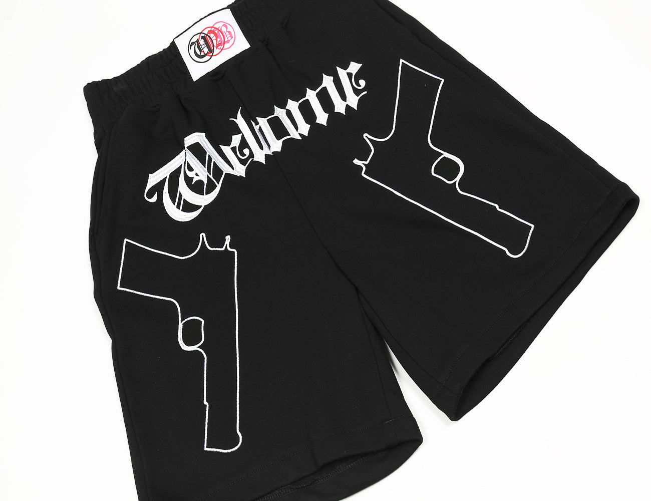 Double Pistols Embroidery Shorts - Concordia Style Boutique