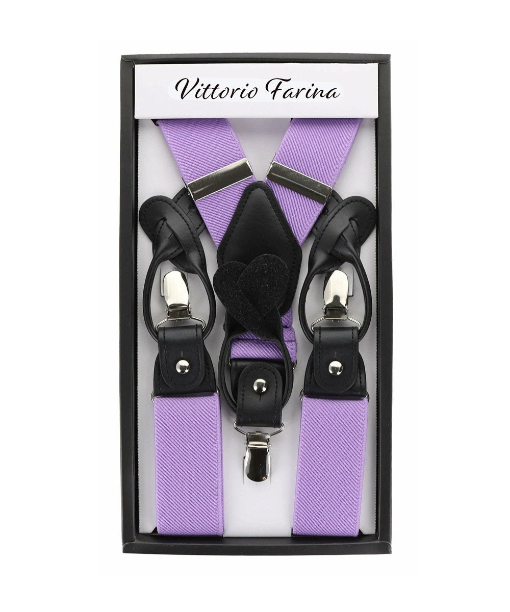Vittorio Farina Men's Convertible Suspender in Gift Box: 70% Polyester & 30% Elastomer - Concordia Style Boutique