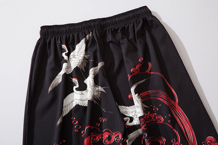 YC142 Red River Cranes Lightweight Pants - Concordia Style Boutique