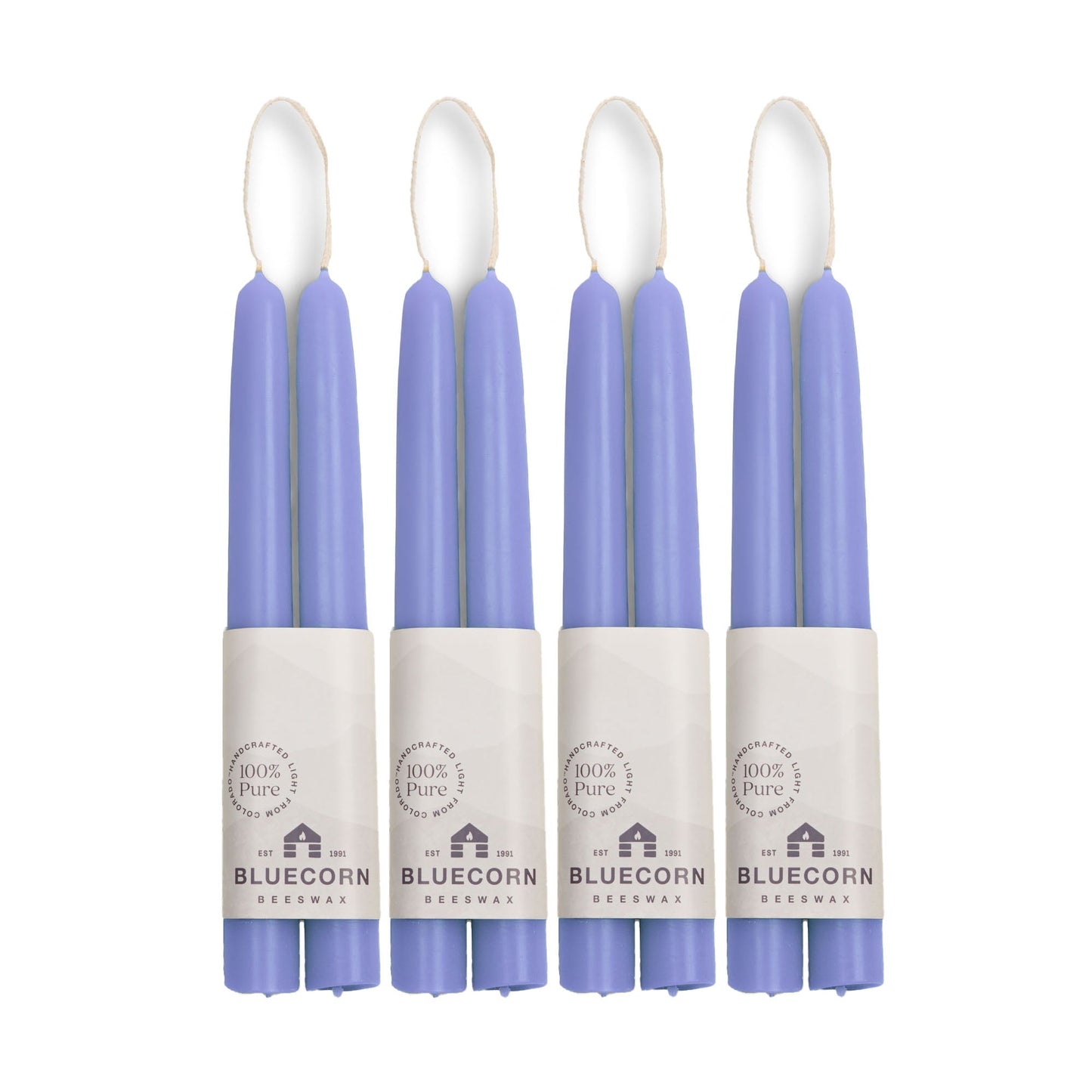 Hand-Dipped Beeswax Taper Candles - Bulk 4-Pair Bundle - Concordia Style Boutique
